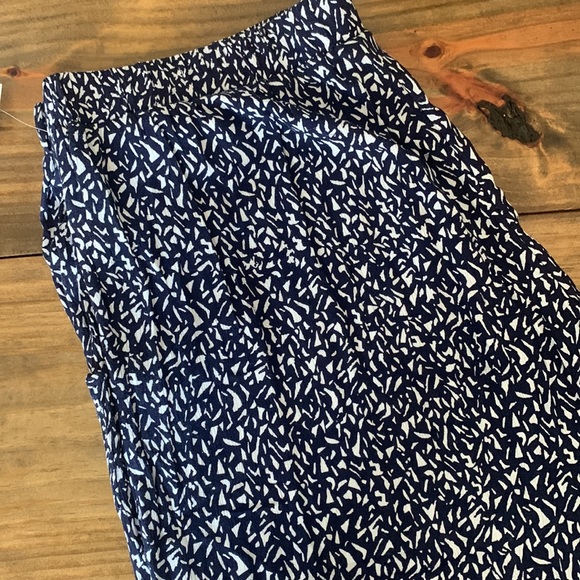 Kim Rogers 1X navy/ivory pants - Picture 4 of 6